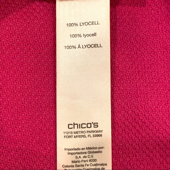 Chico's Pink Fuchsia Blazer - Picture 6 of 6